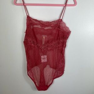 NWT Free People Sheer Bodysuit